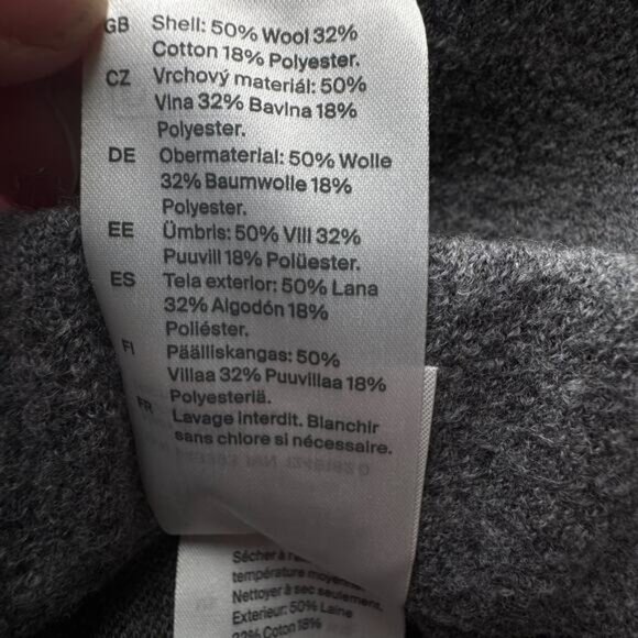 NWT COS Boiled Wool Barrel-leg Trousers - Picture 9 of 12